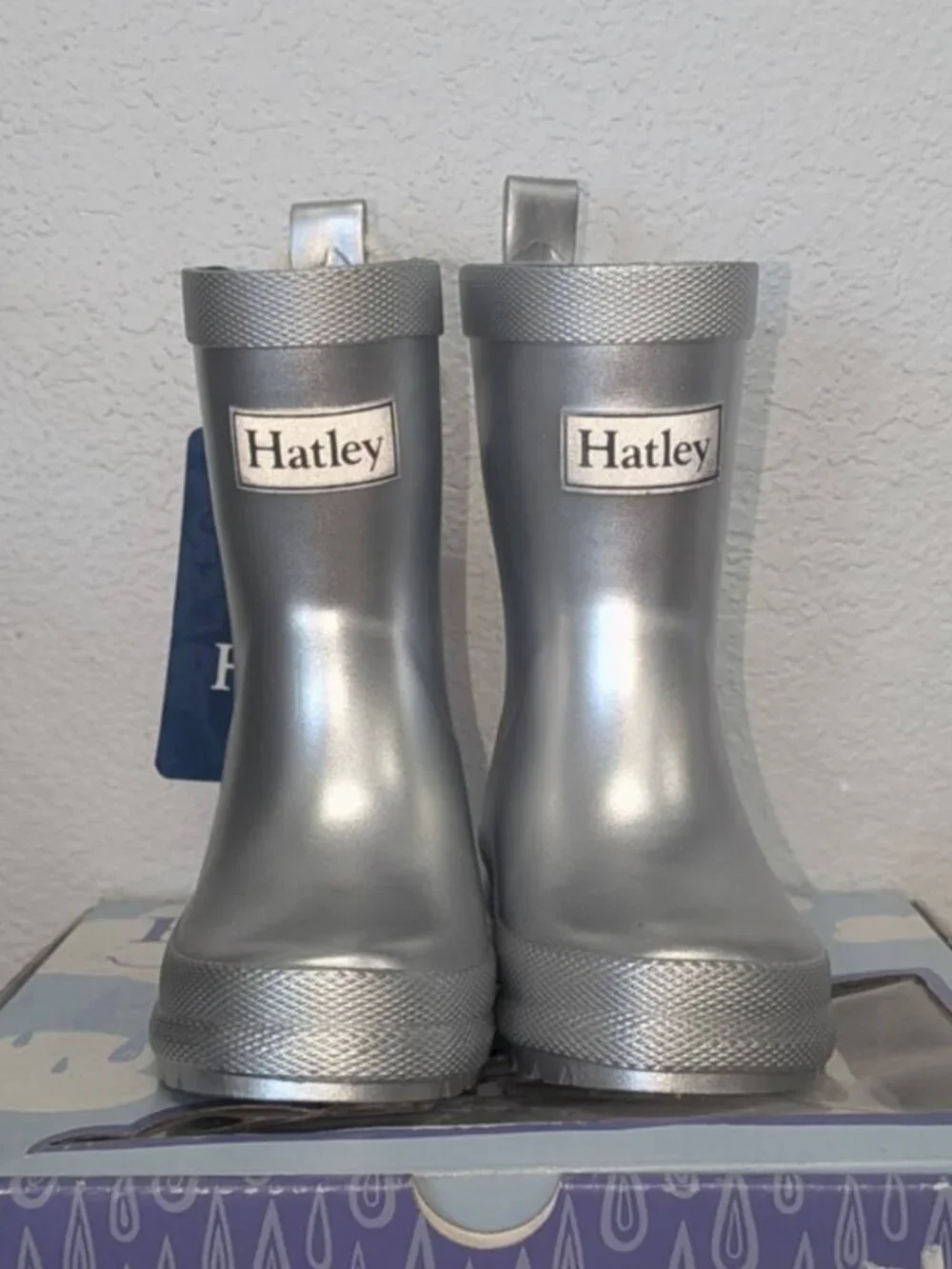 Hatley Girls' Printed rain Boots Raincoat, Size 4 - O